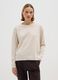 Beige long-sleeve top with textured details_1