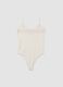 White fitted stretch-cotton bodysuit with lace_6