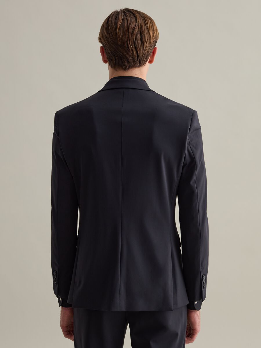 Tech easy-fit blazer in technical fabric_2