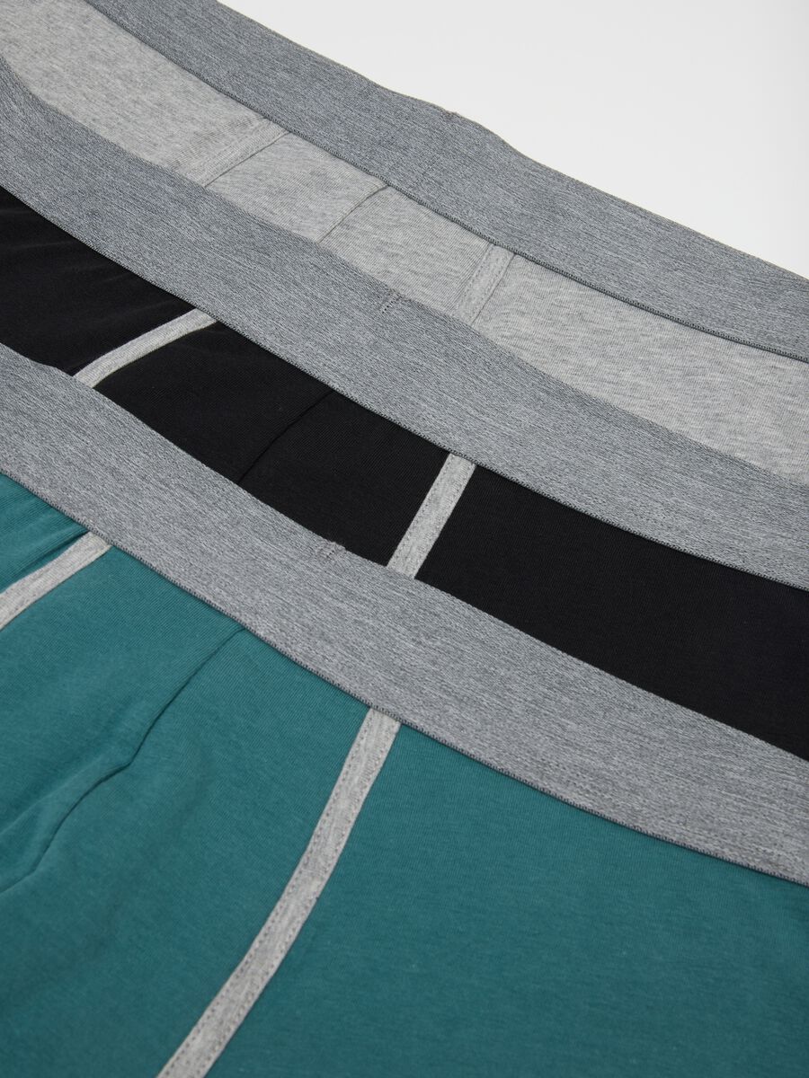 Grey stretch cotton boxer shorts_5