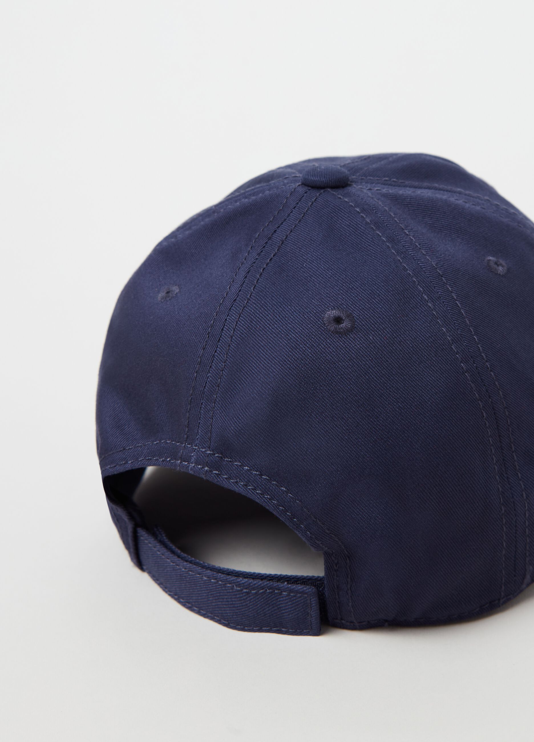 Baseball cap with logo patch