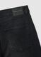 Black slim fit stretch cotton jeans_5