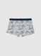 Boys' multicolour elastic cotton boxers with street prints_1