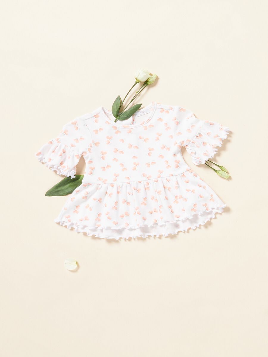 T-shirt con stampa floreale IANA_0