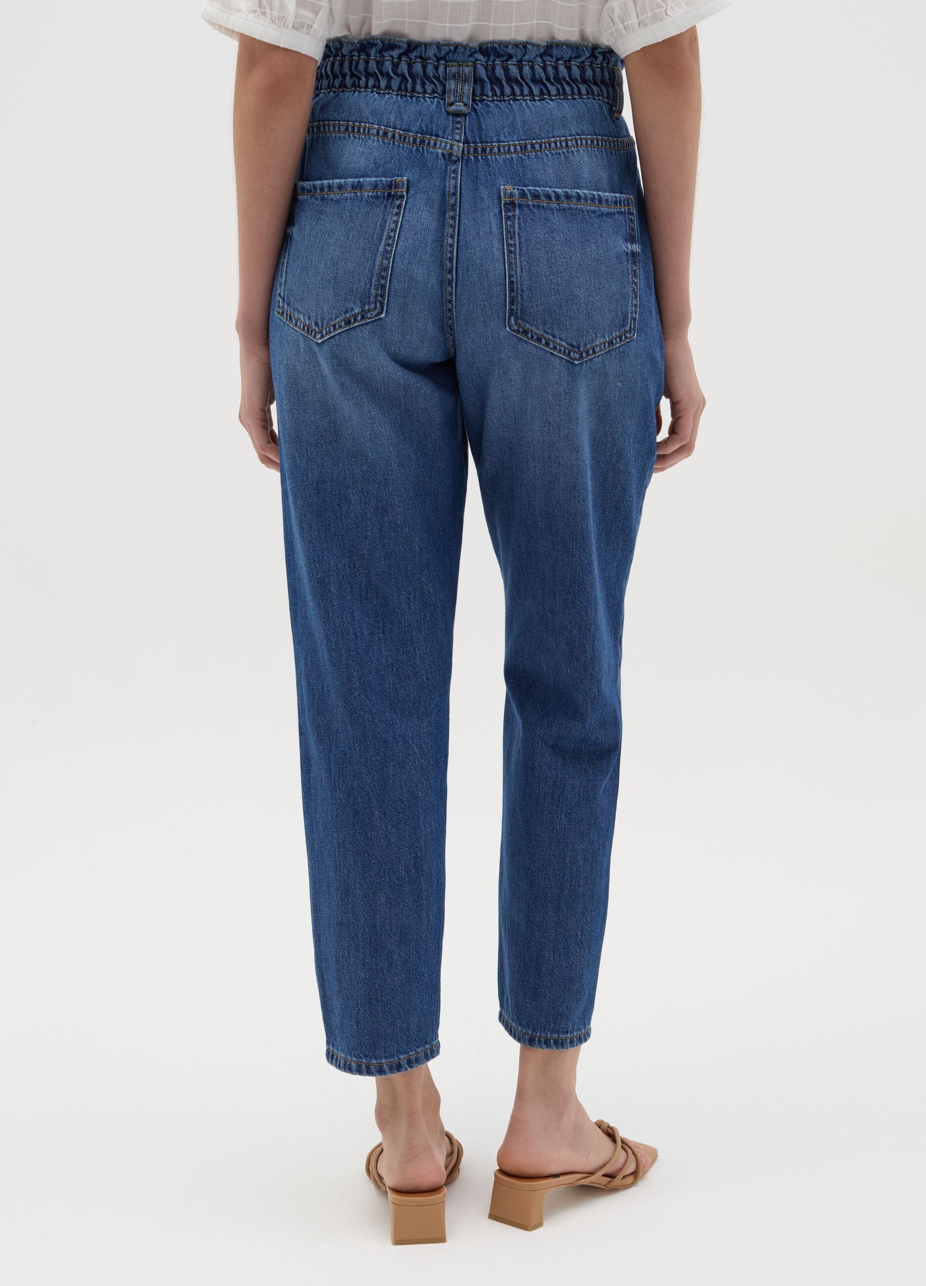 Jeans cropped slouchy fit