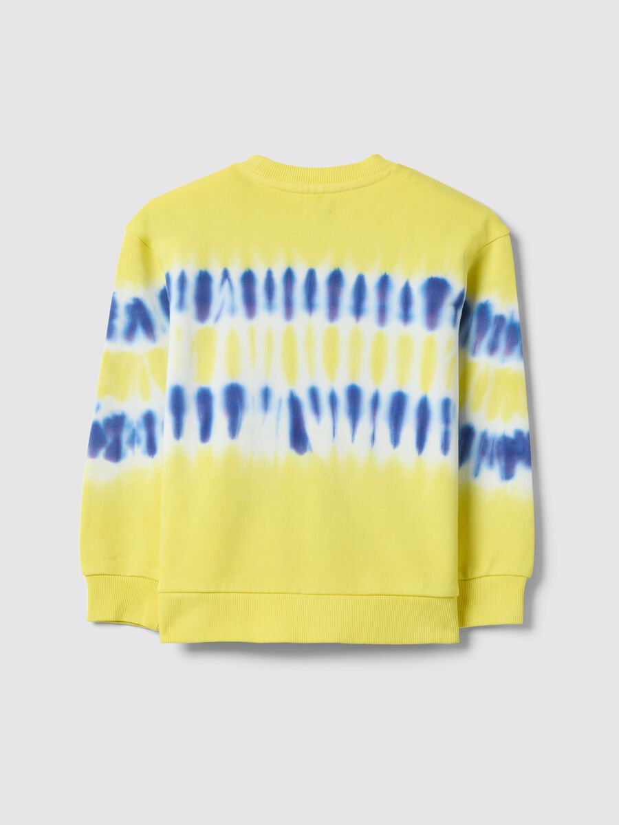 Child's multicolour pure cotton Tie-Dye sweatshirt with regular fit_4