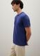Blue pure cotton T-shirt_2