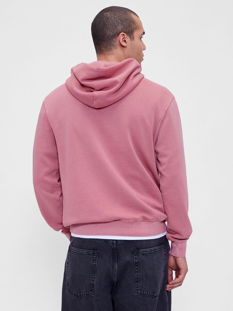 Pink hoodie with pouch pocket_1