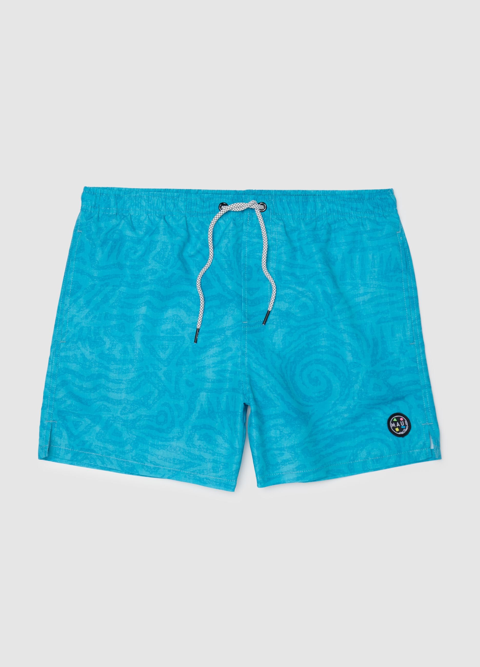 Men's Regular Fit Light Blue Boxers