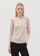Stretch viscose T-shirt with boat neck_1
