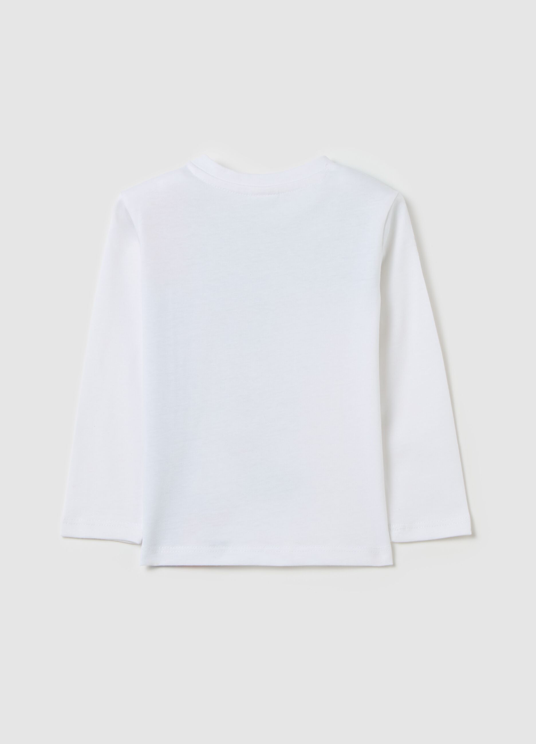 Long-sleeved T-shirt with Mickey Mouse print