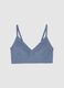 Blue bra with floral lace texture_4