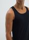 Men's black pure cotton tank tops triple pack - regular fit_3