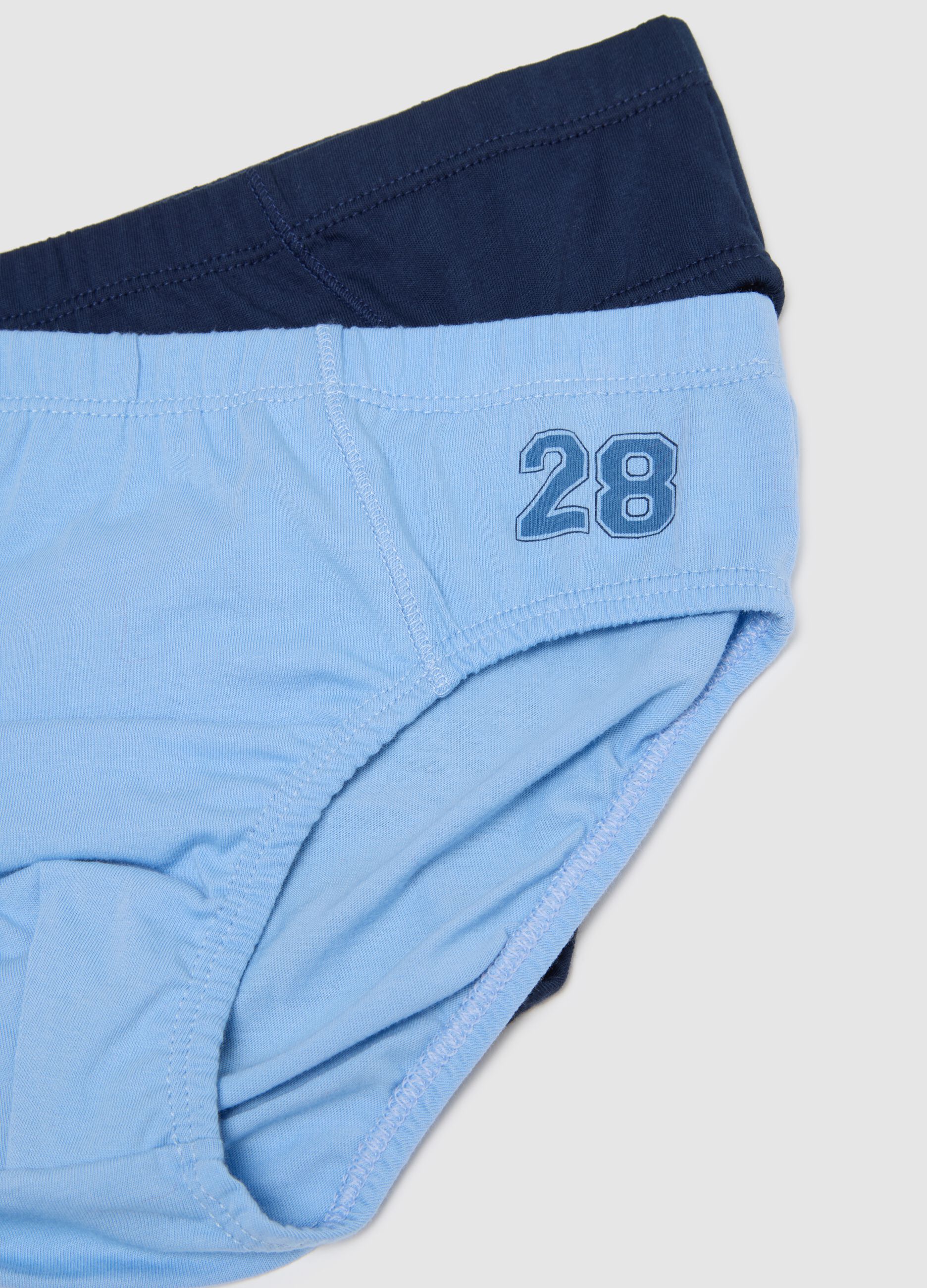 Multipack of Boys' Grey Cotton Briefs - Regular Fit