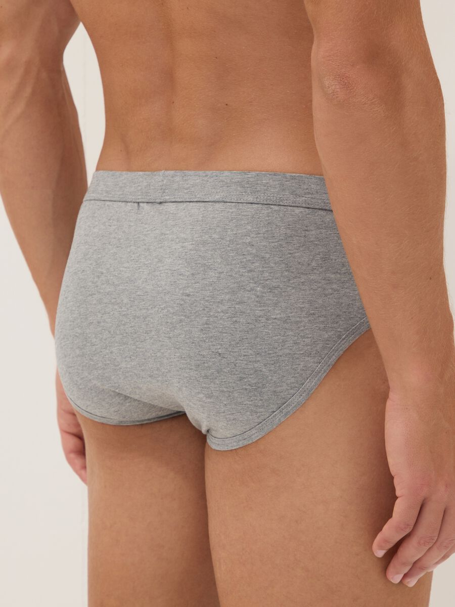Bipack di slip grigi in cotone Supima elasticizzato_2