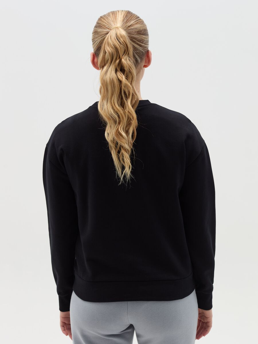 Sweatshirt in cotton with print_1
