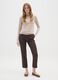 Beige Regular Fit Turtleneck Sweater_1