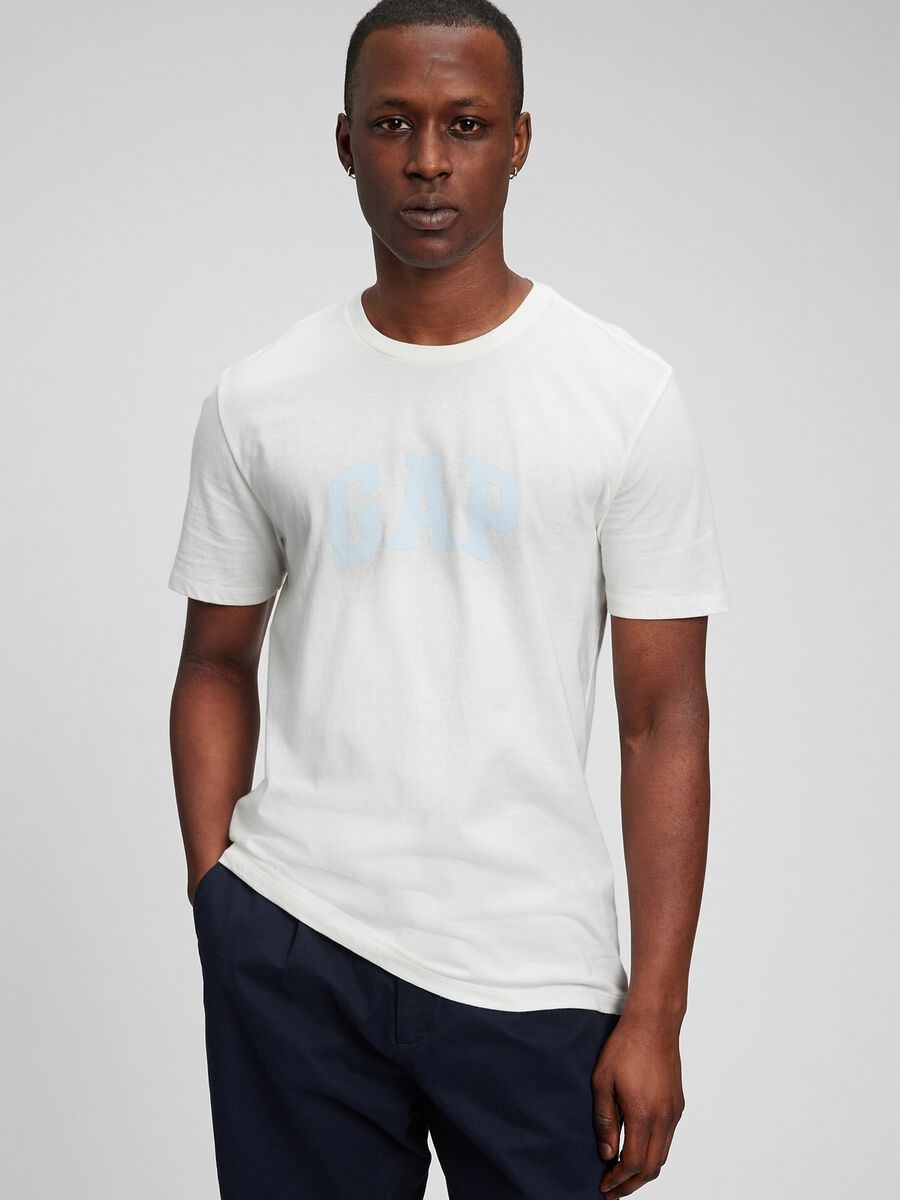Tripack t-shirt in cotone con stampa logo_1