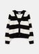 Pullover with striped pattern and V neck_4