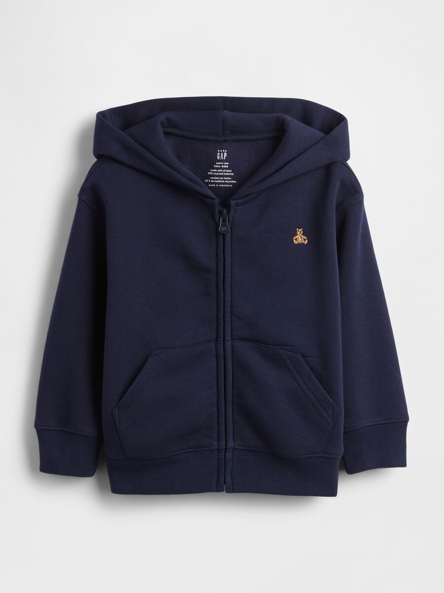 Blue Hooded Sweatshirt for Kids_1