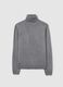 Grey Turtleneck Acrylic Jumper_4
