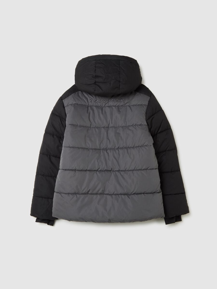 Giacca imbottita da ragazzo grigia regular fit_4