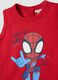 Boys&rsquo; red pure cotton Spiderman vest, regular fit_2