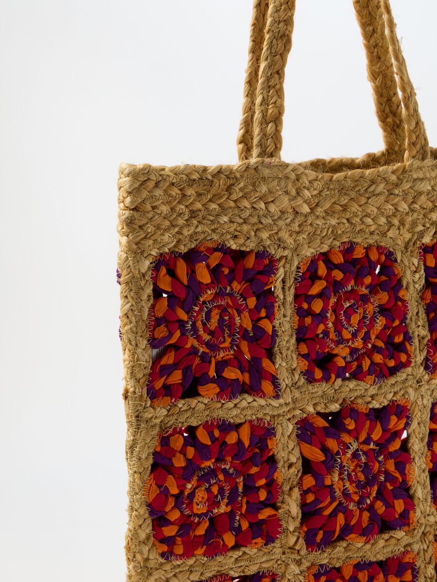 Straw bag with fabric inserts_2