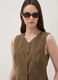Green slim-fit viscose-blend waistcoat_2