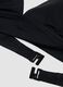 Black stretch bikini top with removable padding_1