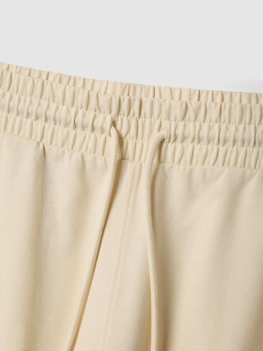 Bermuda in misto cotone beige regular fit_5
