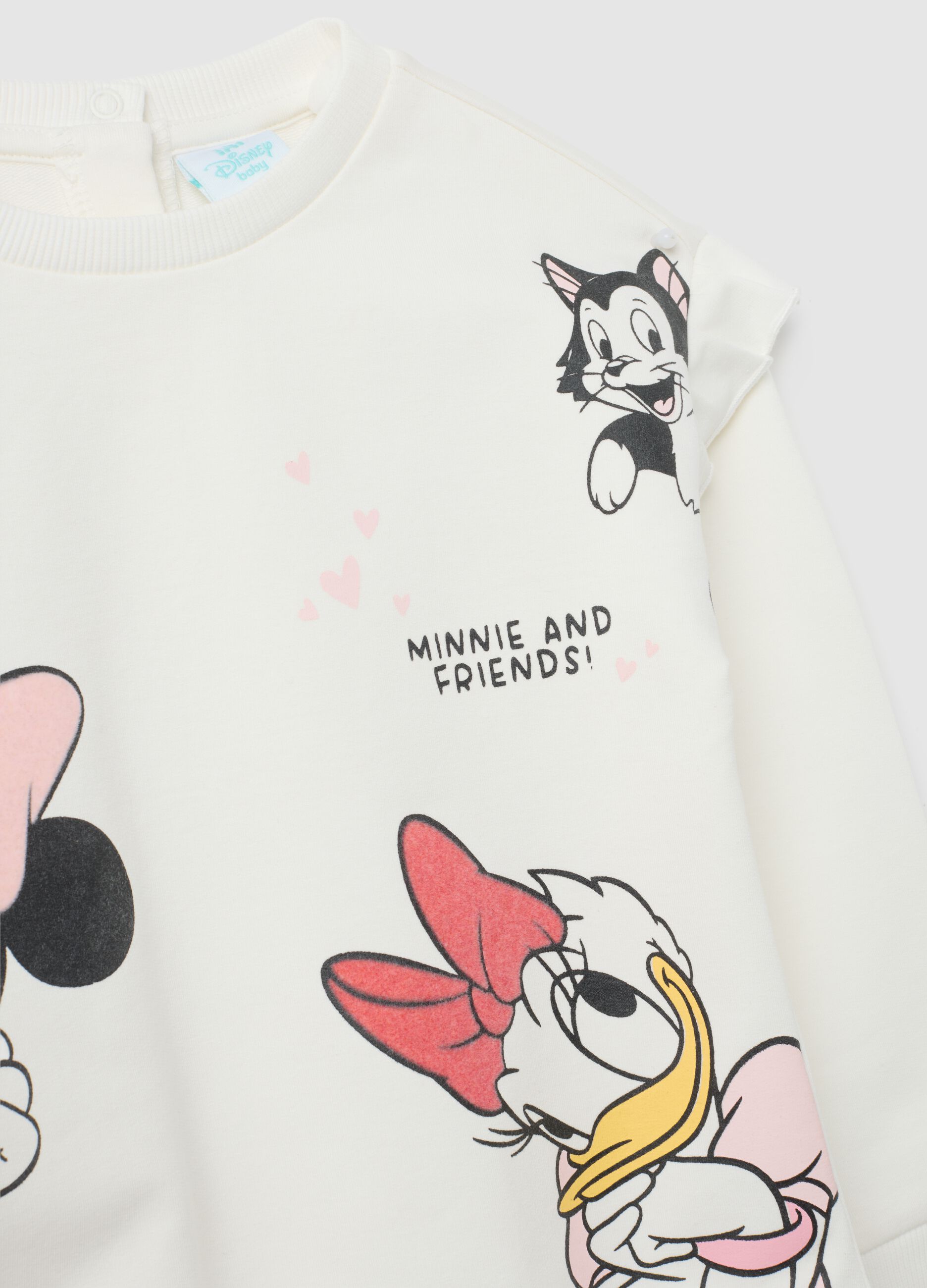 Girls' white cotton set regular fit