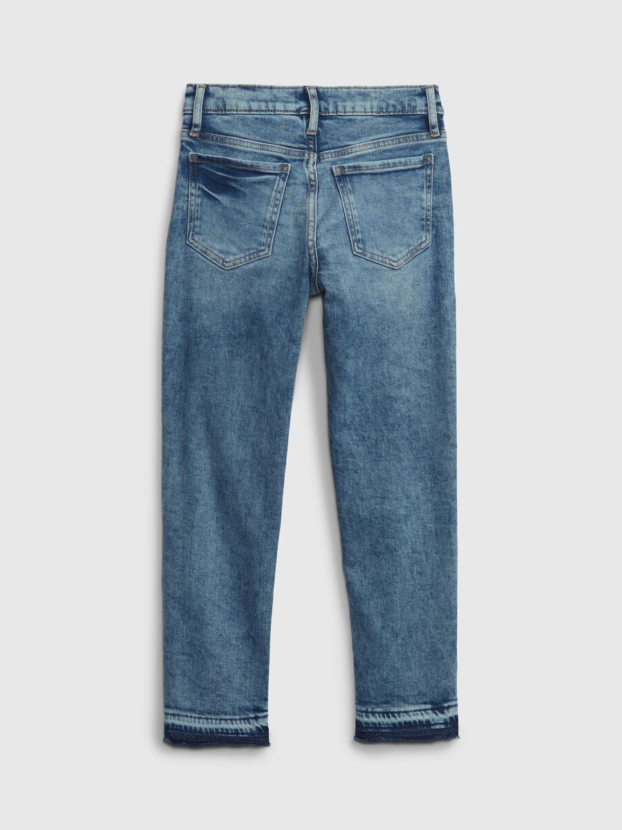 Acid-wash, high-rise, slim-fit jeans_1
