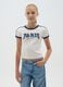Girls' Multicolour Pure Cotton Fitted T-Shirt_0
