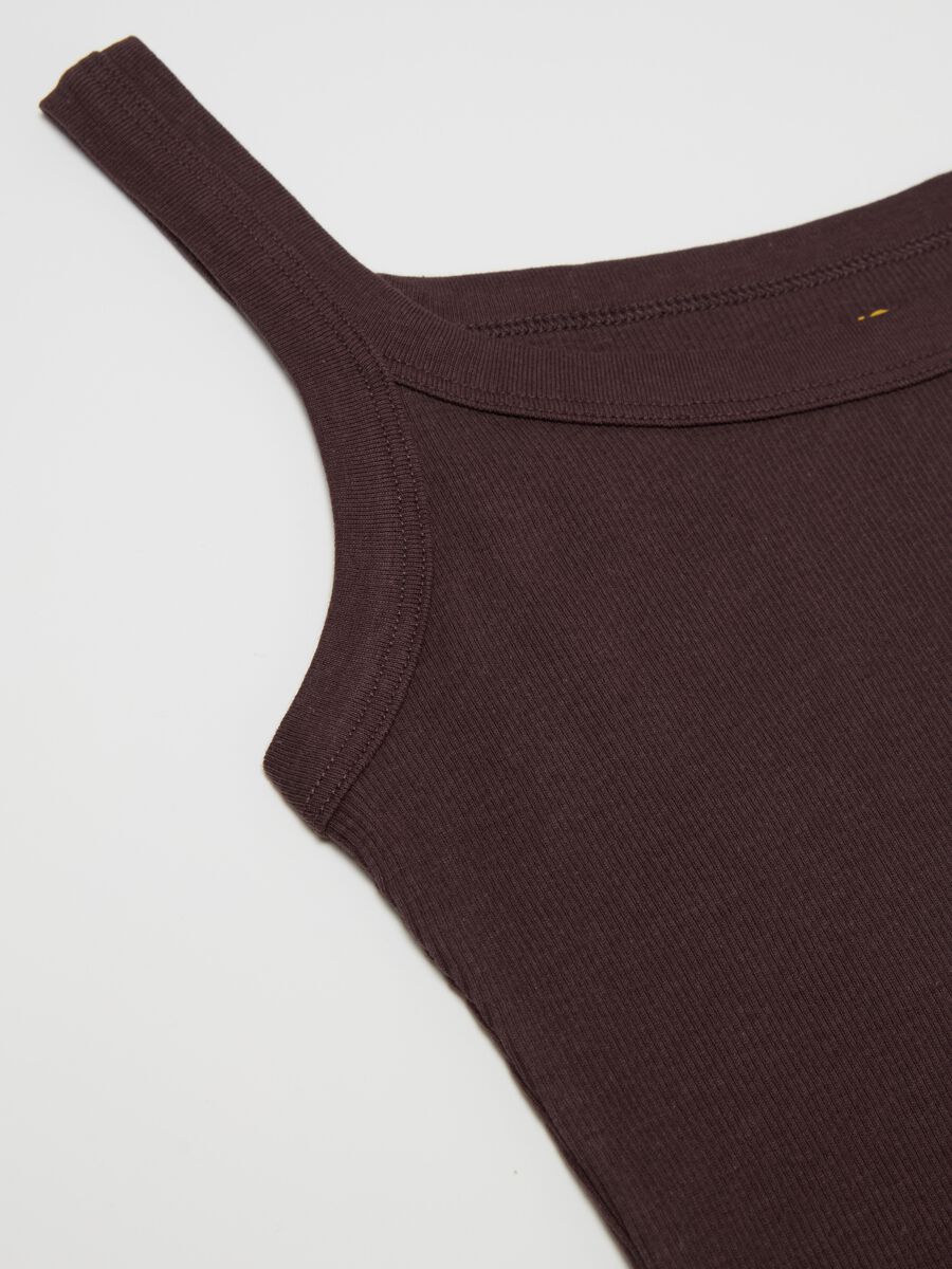Ribbed vest in organic cotton_5