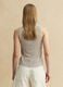 Beige open-knit viscose-blend vest top_3