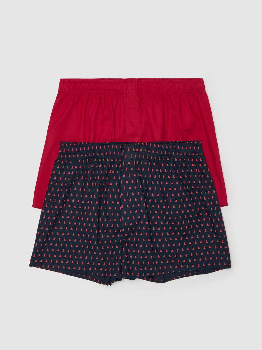 Two-pack boxer shorts in woven fabric with micro pattern_4