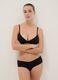 Black stretch cotton bra with thin straps_3