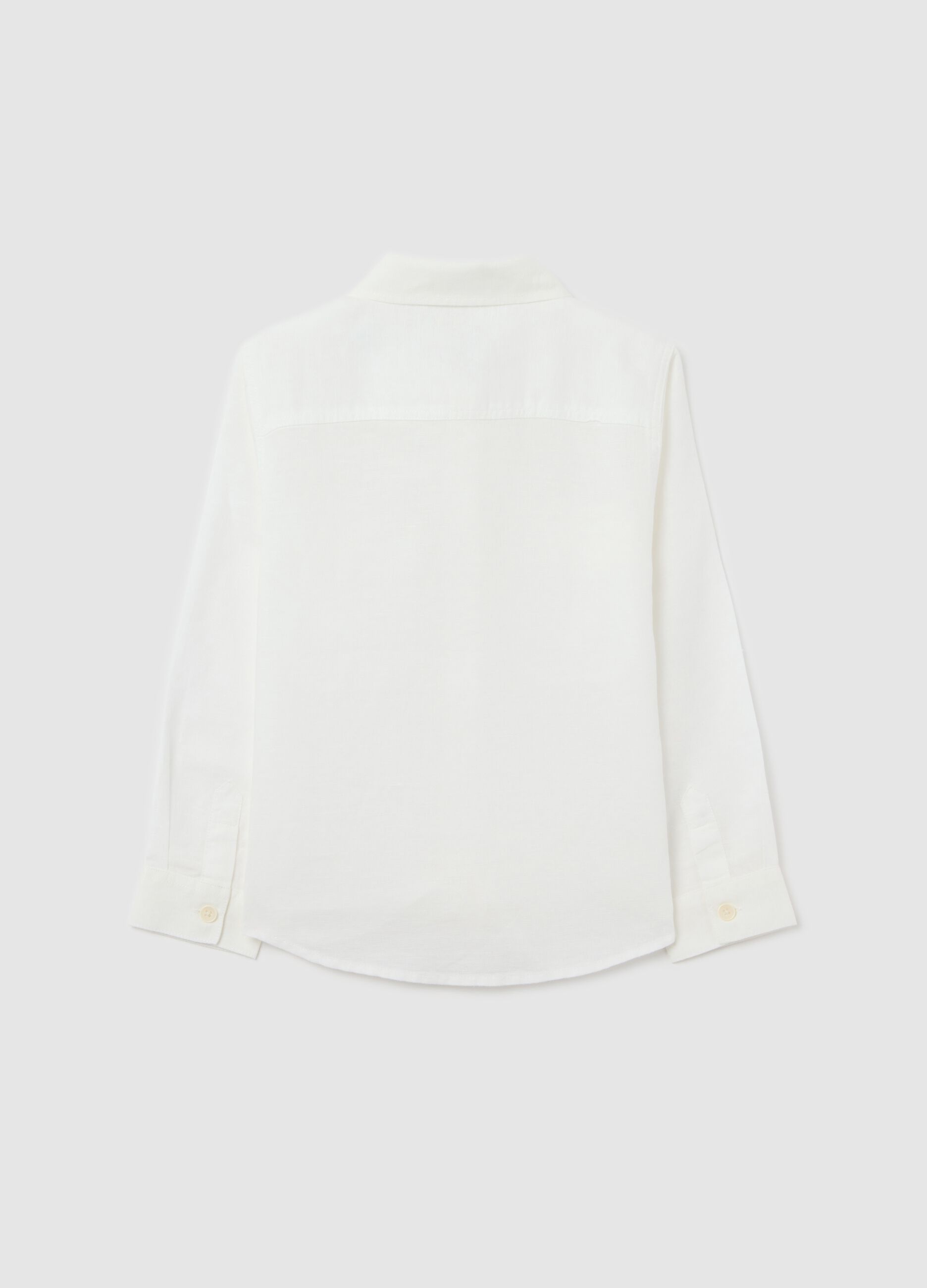 Camicia in lino e cotone