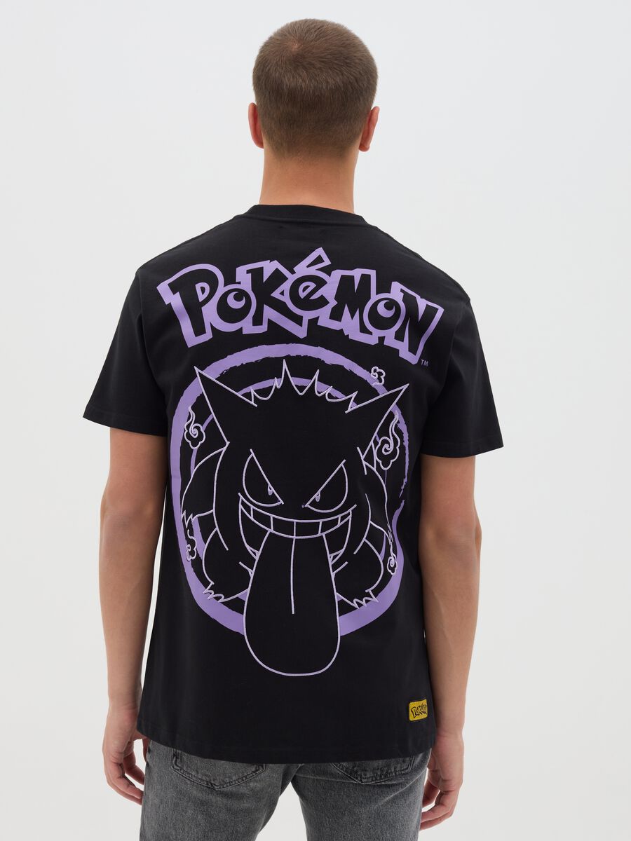 Men's Black Manga Cotton T-shirt_3