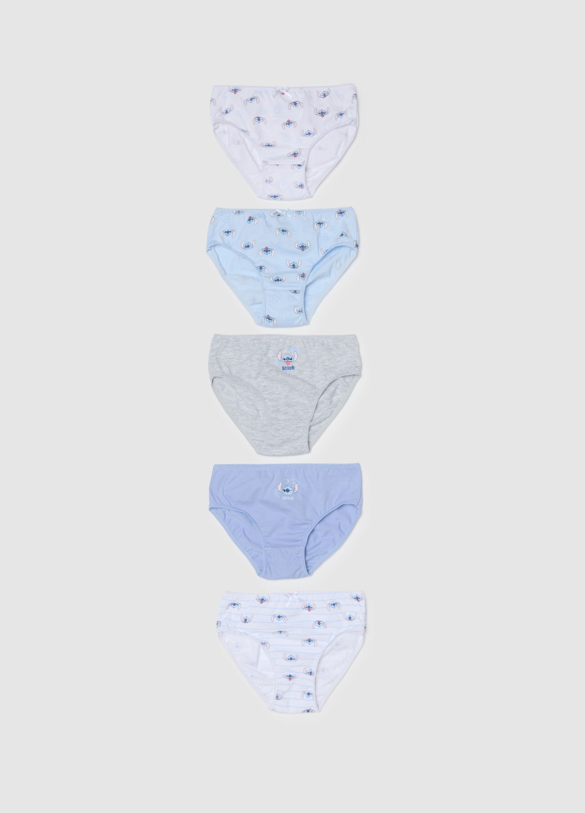 Girls' multipack set of multicoloured pure cotton briefs, regular fit