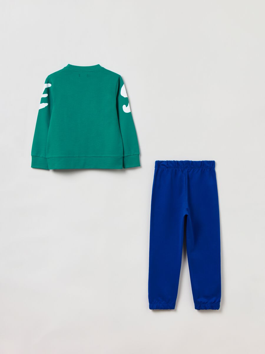 Jogging set in French Terry con stampa _1