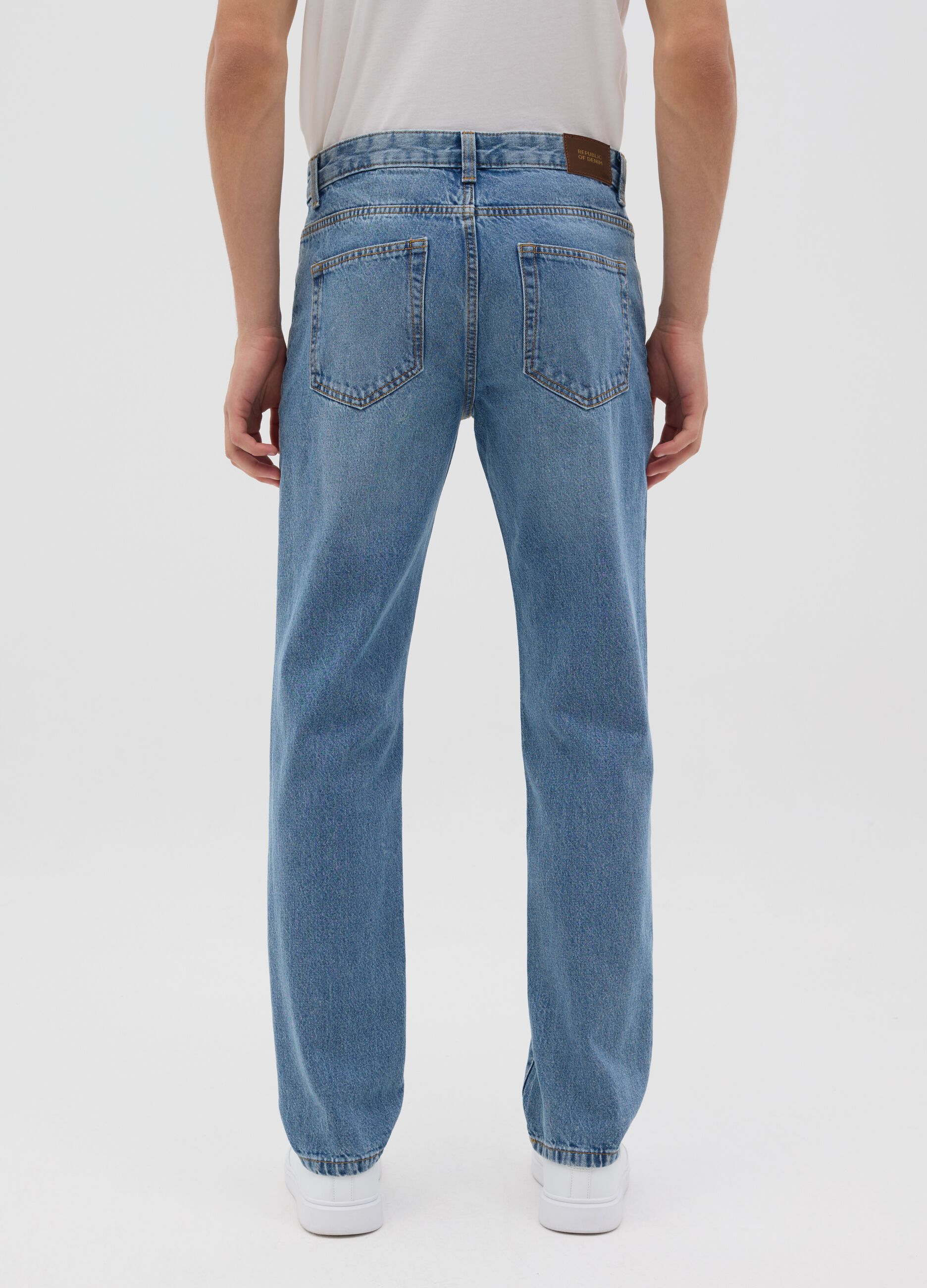 Jeans regular fit cinque tasche RE-UP