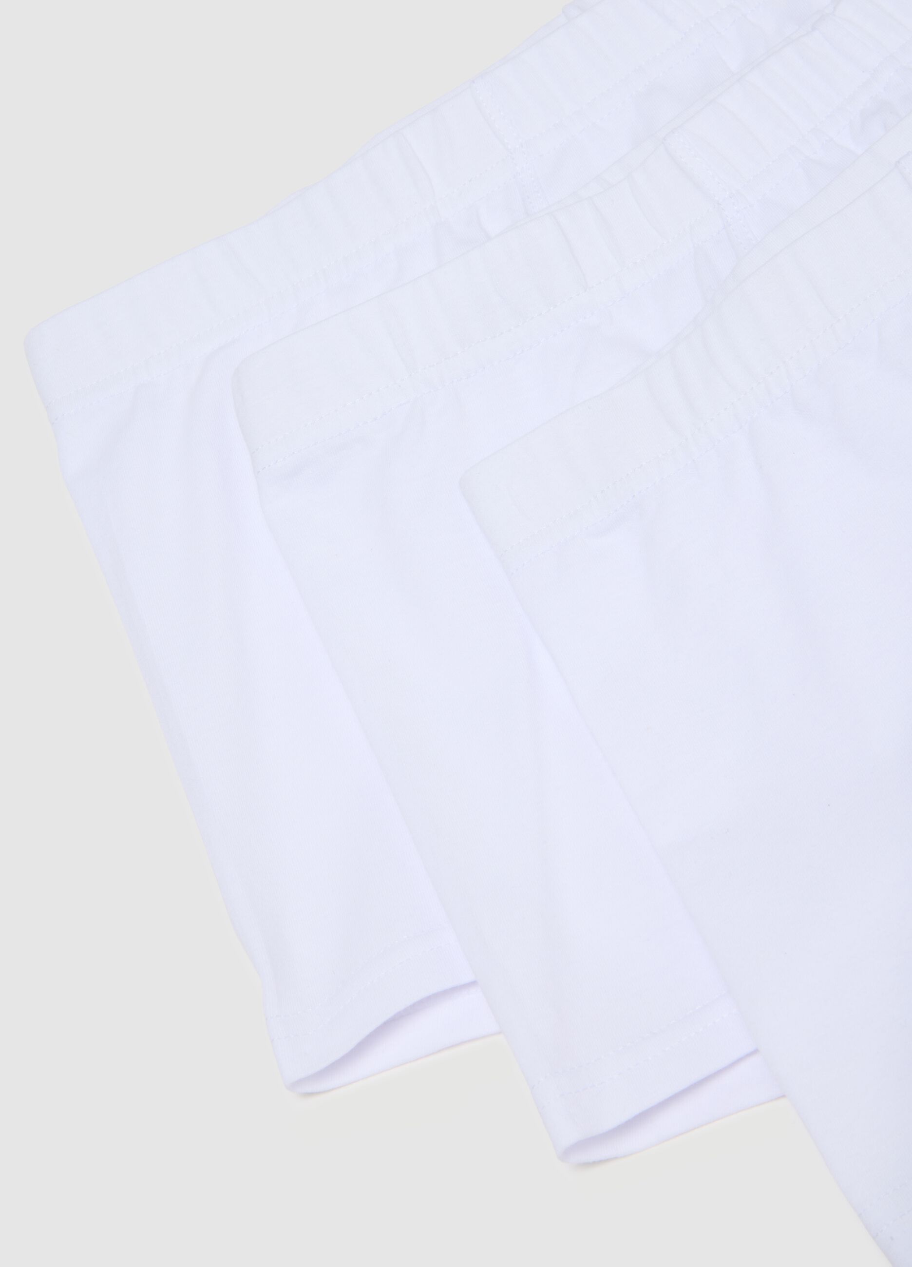 Tripack Stretch Cotton Boxer Briefs White Regular Fit