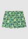 Blue boxer swim shorts with Limoncello print_0