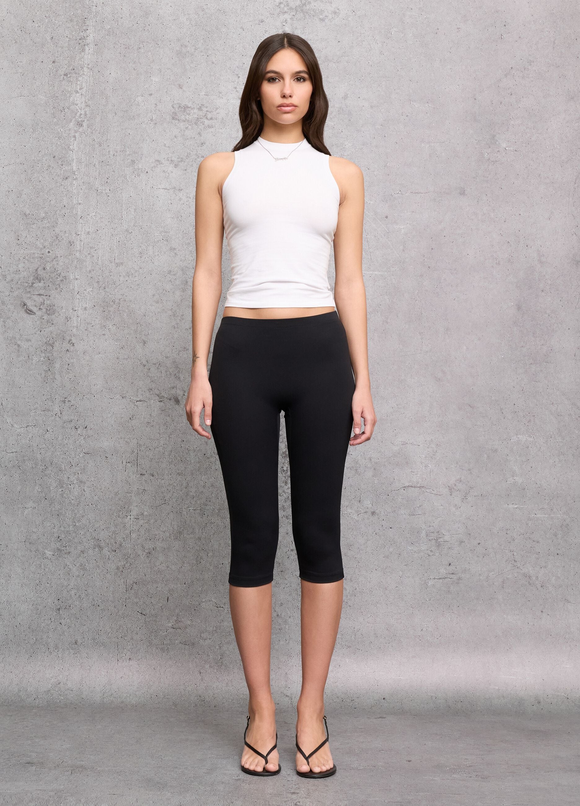 Capri Biker Shorts Black