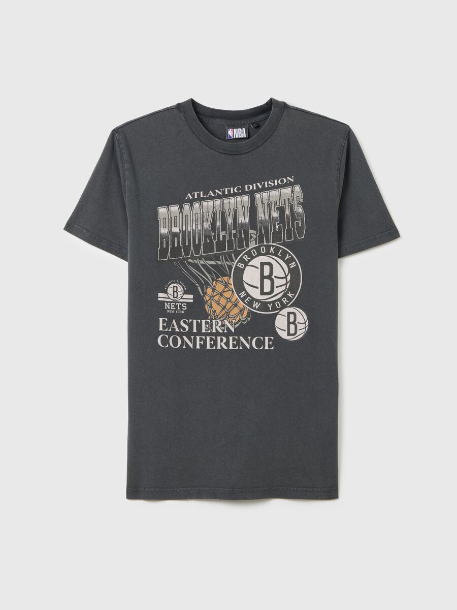 Brooklyn Nets Short Sleeve Cotton T-shirt_4