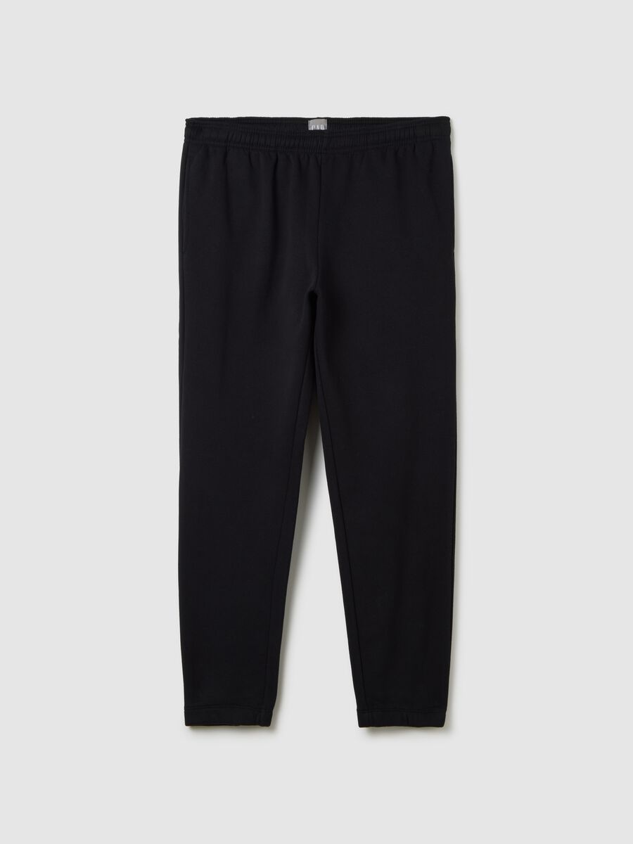 Solid colour plush joggers_0