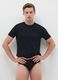 Set of black cotton regular fit tripack briefs_0