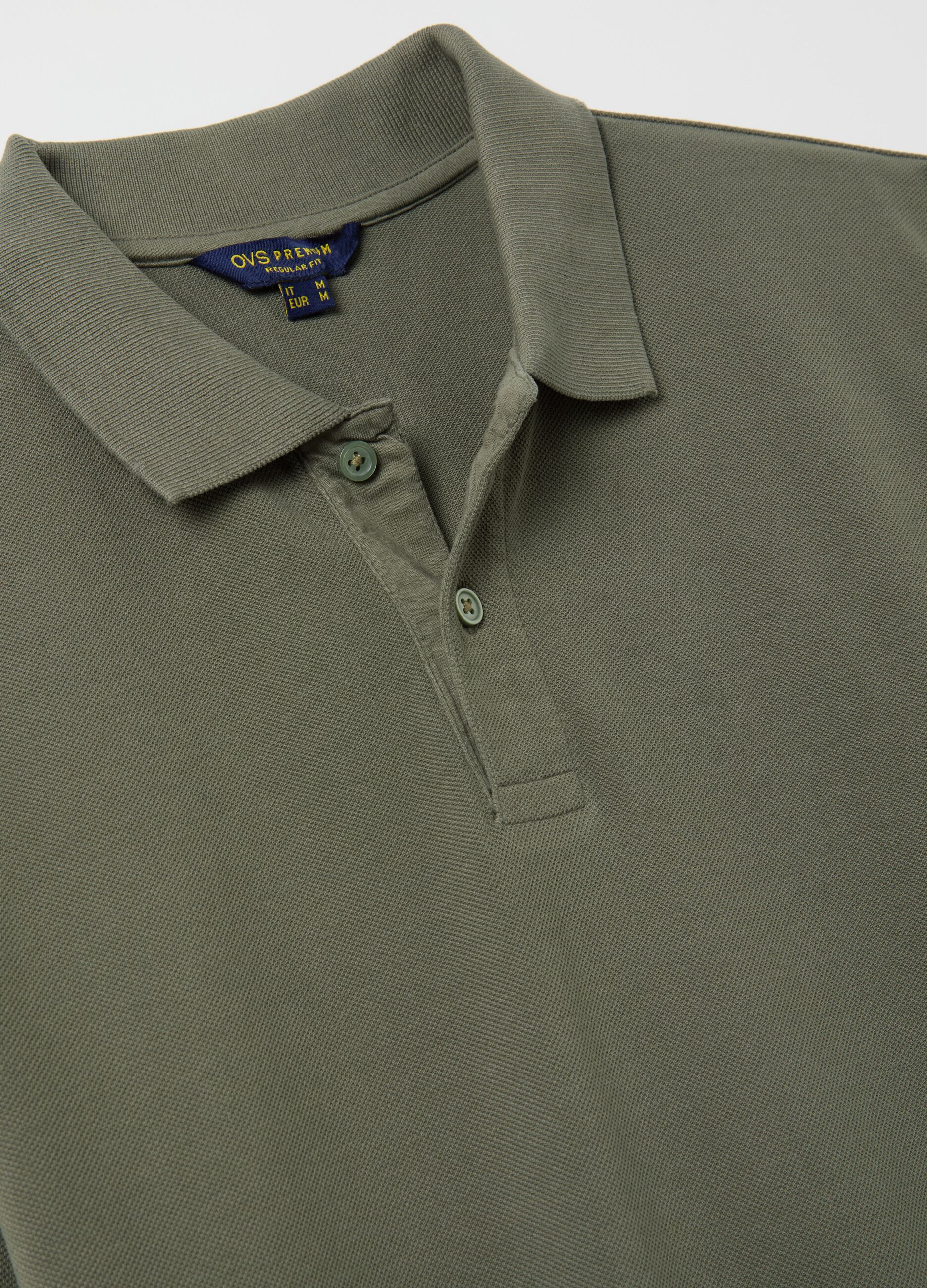 100% cotton piqué polo shirt